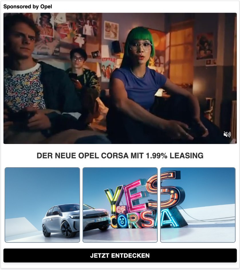 Showcase Ad